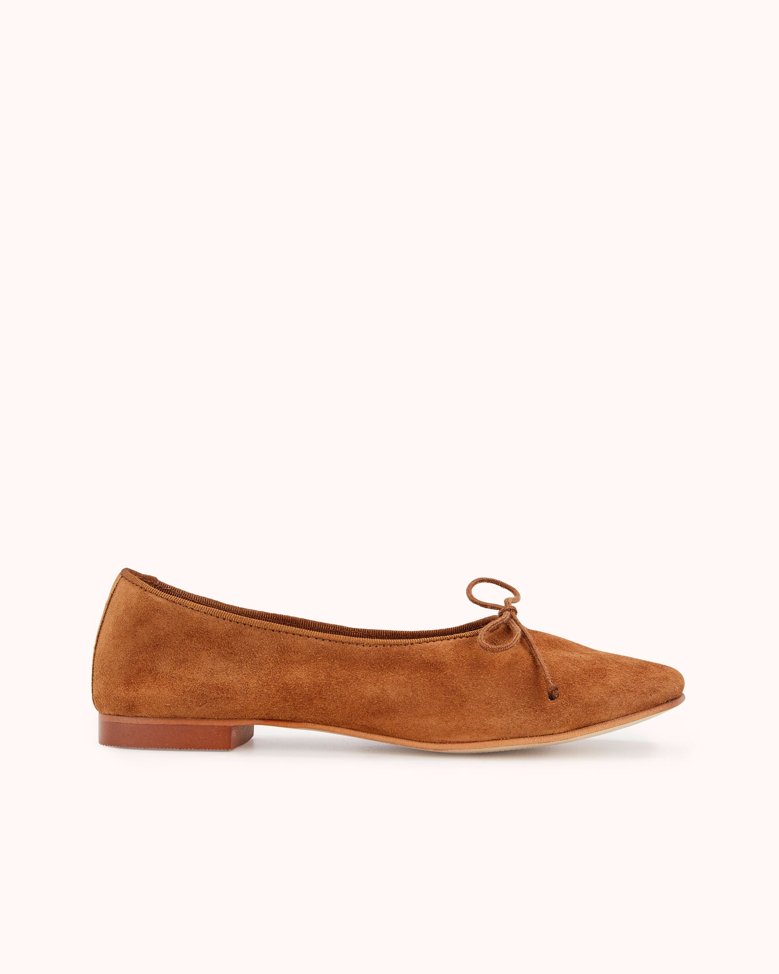 Ballerines camel cuir online